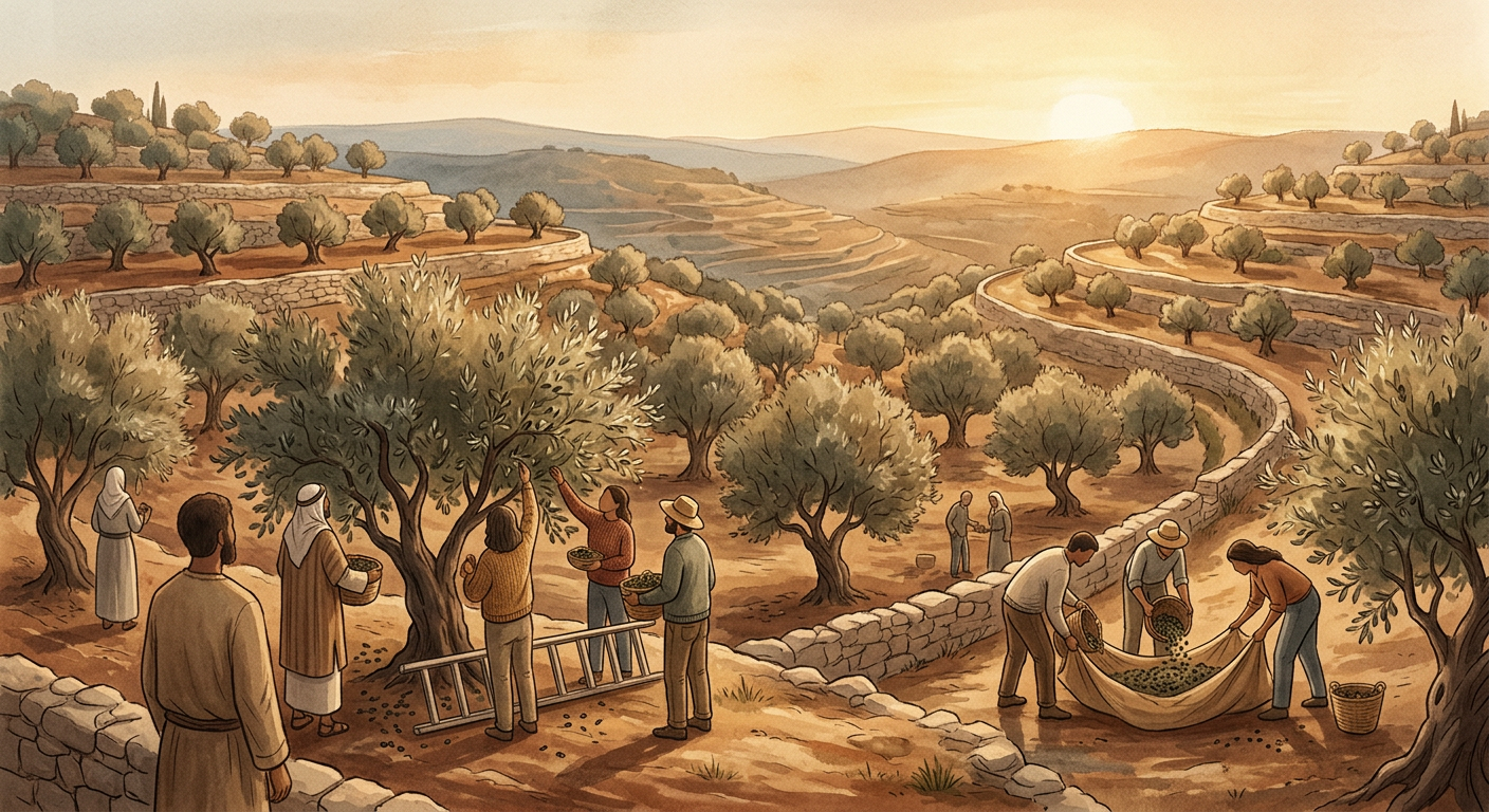 Netanyahu praises historic Jewish-Noahide olive harvest in once-divided Qusra